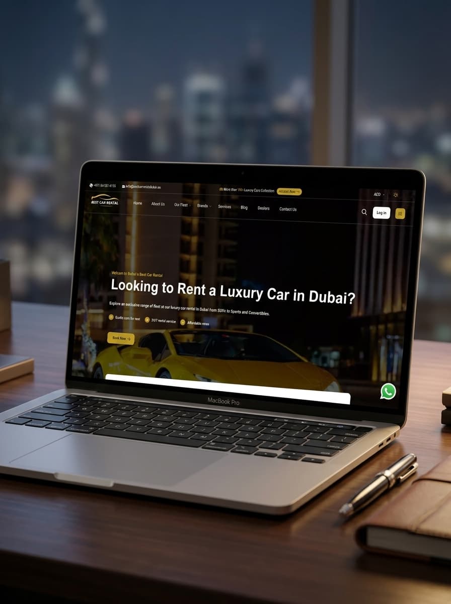 Web development portfolio project preview