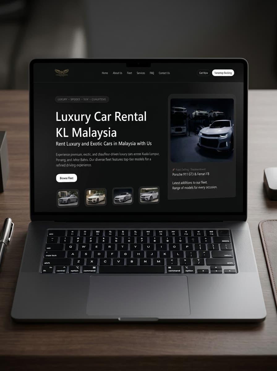 Brand and web design portfolio project preview